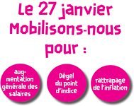Fédération SUD Collectivités Territoriales : LE 27 JANVIER, EXIGEONS UNE VRAIE AUGMENTATION DE NOS TRAITEMENTS MAINTENANT !